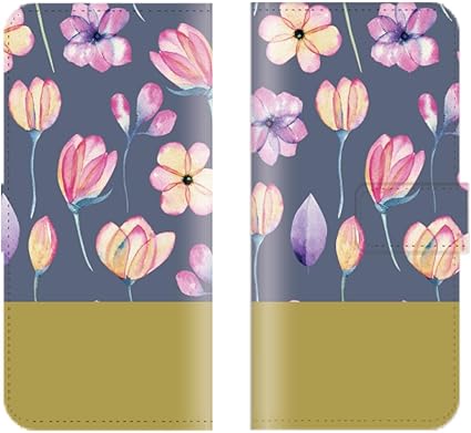 Amazon Iphone12pro Max 対応 スマホケース 全機種対応 手帳型 花 花柄 イラスト チューリップ 北欧 総柄 小花 パステル カラー ヨーロッパ スマートフォン ケース 家電 カメラ オンライン通販