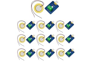 SazkJere 10Pcs Analog Ceramic Piezo Vibration Sensor 3.3V 5V for Arduino