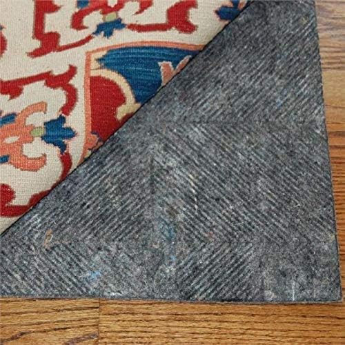 2'x12' Durahold Plus(TM) Felt and Rubber Non Slip Runner Rug Pad for Hard Floors
