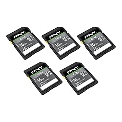 PNY 16GB Elite Class 10 U1 V10 SDHC Flash Memory