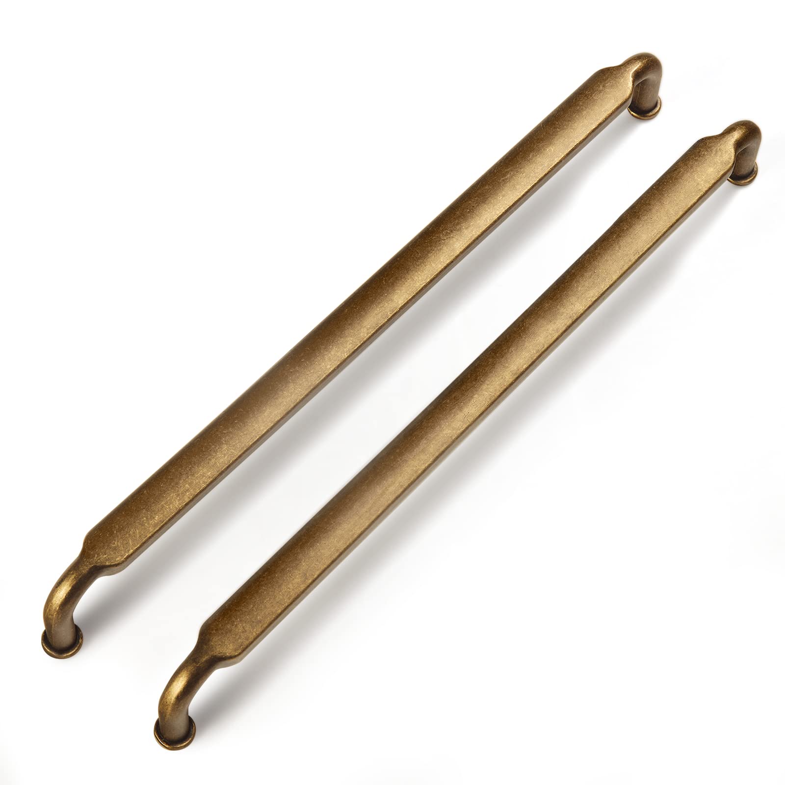 Photo 1 of Goo-Ki 6 Pack 10 Inch ?256mm? Hole Center Cabinet Pulls Antique Brass Zinc Alloy Kitchen Drawer Pulls Drawer Handles 10.45 Inch Length 2202-GT-256