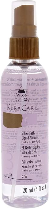 Avlon Keracare Silken Seal Liquid Sheen Spray 120ml Style 3 Shine Frizz Control view 2