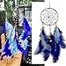 Rooh Dream Catcher ~ Blue Brass ~Handmade Hangings for Positivity (Used as Home Decor Accents, Wall Hangings, Garden, Car, Outdoor, Bedroom, Key Chain, Meditation Room, Yoga Temple, Windchime) (Blue)