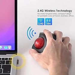 SANWA 2.4G Wireless Ergonomic Trackball
