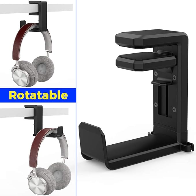 EURPMASK Headphone Stand Earphone Desk Hanger PC Gaming Amazon.co.uk