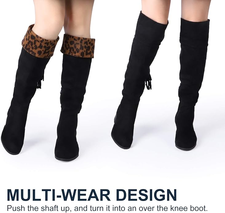 Trary Womens Chunky Boots Zipper
