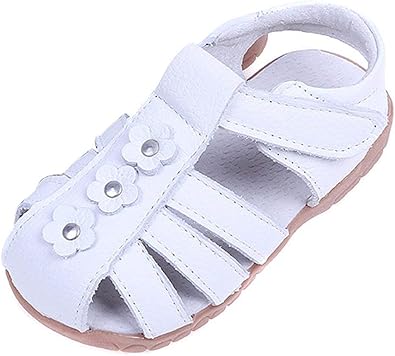 little girl closed toe sandals