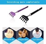 OWUDE Portable Extendable Back Scratcher Pack of 2 - Black & Purple view 5