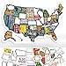 RV State Sticker Travel Map - 11
