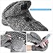 Vbiger Winter Warm Wool Mittens Gloves (Dark Grey)