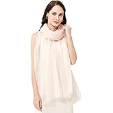 RYYOYY Buttery-soft Cashmere Wrap Lightweight Scarf Shawl Travel Stole for Wayfarer Extra Large 75"x35"