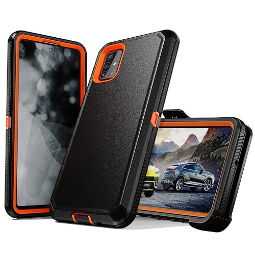 TASHHAR Phone Case for Samsung Galaxy A51 4G Phone,Heavy Duty Hard  Shockproof Armor Protector Case Cover with