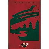 Trends International NHL Minnesota Wild - Logo 25 Wall Poster, 34L x 22.4W, Unframed Version