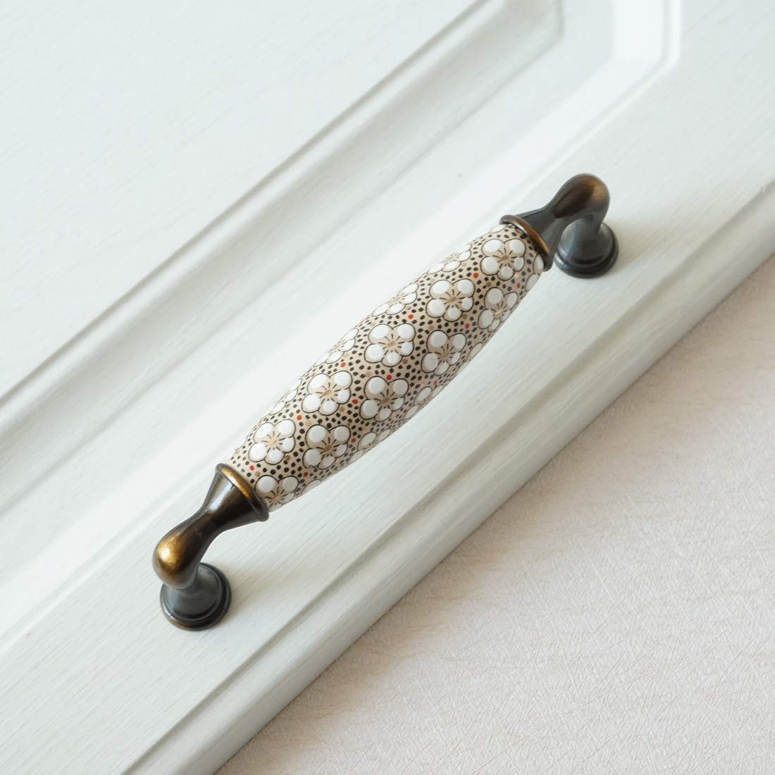 MOOD.SC 3,78 5 cajón de cerámica arco tira de las perillas de porcelana