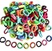 Baby Soft Hair Elastics Ties for Kids Toddlers Colorful Small Seamless Hair Ponytail Holder(200 PCS)