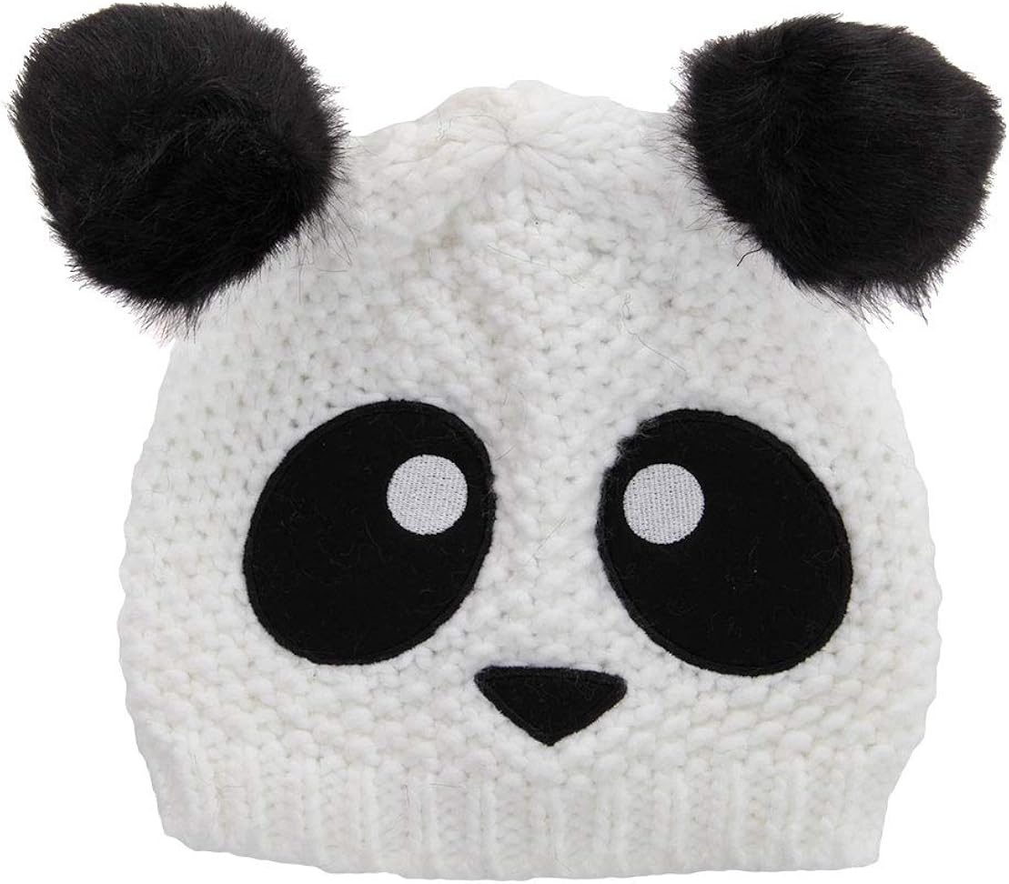 panda knit hat