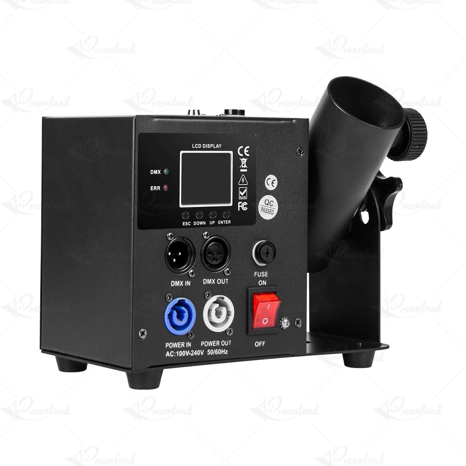 Photo 1 of Confetti Machine Single Head Confetti Launcher Machine DMX Confetti Cannon Stage Lighting Efffect Confetti Blower for Wedding Party Stage Birthday Christmas