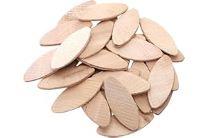 FUOYLOO Woodworking Biscuit 100Pcs 20# Joiner Biscuit Kit for Wood Panel Splicing and Tenon Machine