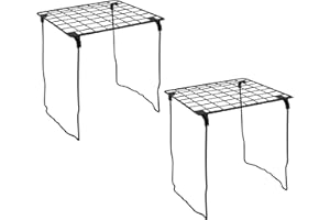 LECHAY 2 Pcs Locker Shelf, 12" Stackable Locker Shelves for School Lockers Office Locker Organizer Suitable for School, Office, Bathroom