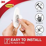 Command Large Wire Hook White 1 Hook and 2 Adhesive Strips Holds 2.2kg view 3