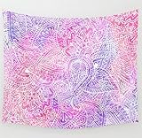 Boho Psychedelic Elephant Tree of Life Floral Tapestry Hippy Mandala Gypsy Wall Hanging Sheet Coverlet Picnic blanket Bedspread Curtain Decor Table Couch Cover Beach Yoga Throw M ZYG