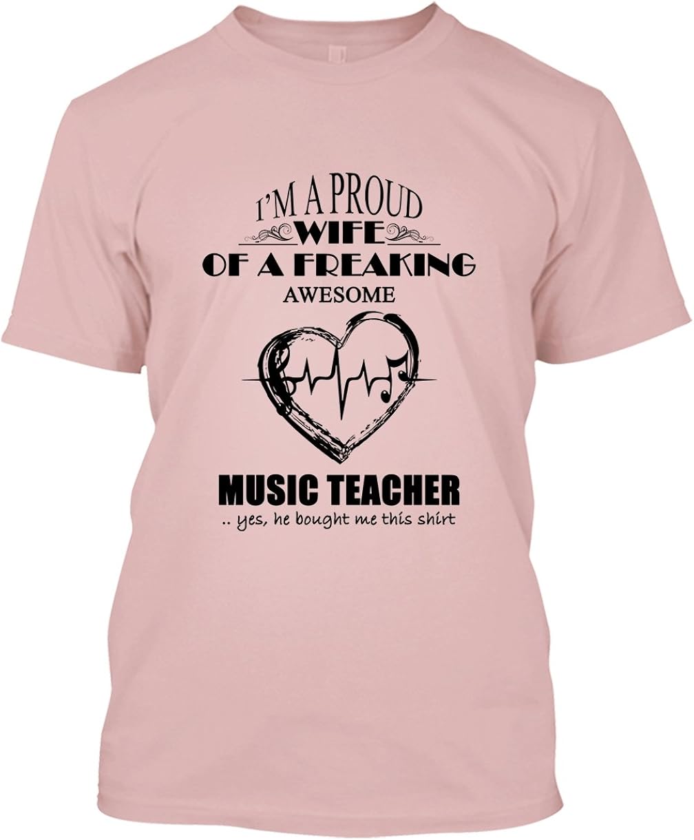 BigTees Music Teacher T Shirt Awesome Music Teacher Cool