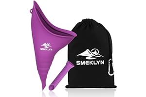 SMEKLYN Female Urination Device Women Pee Funnel Reusable Silicone Urine Cup Female Urinal Post Surgery Pee Standing Up Perfe