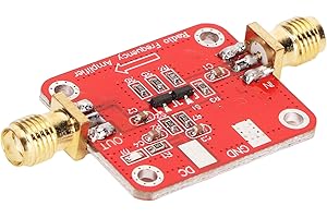 Bewinner 10dBm RF Broadband Amplifier, 10KHz-100MHz High Frequency, High Gain, Low VSWR, 12V DC, 30mA, P-1 Output 10dBm