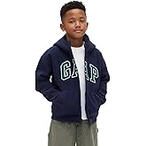 GAP boys Fleece Knit Full Zip Hoodie