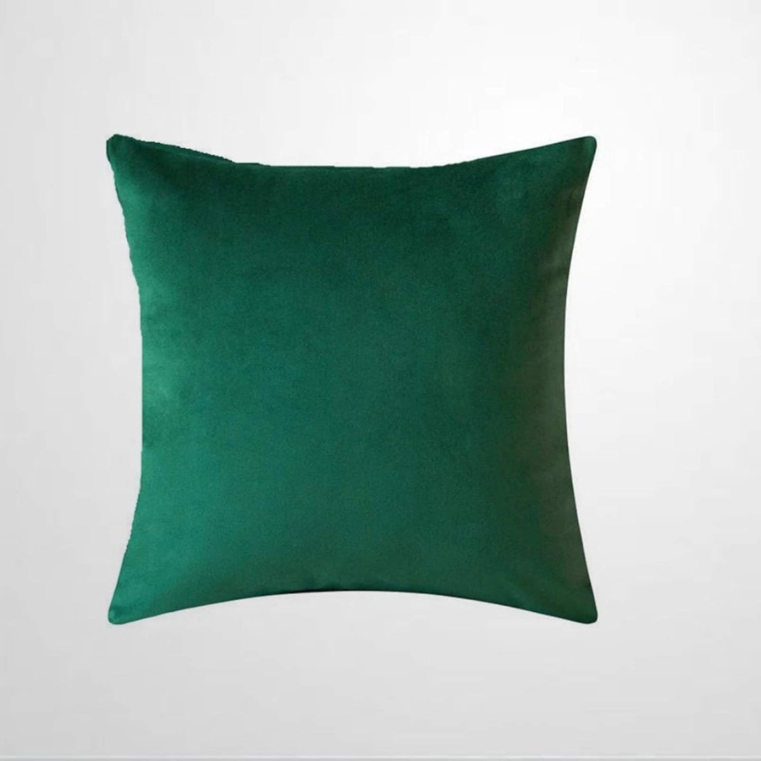 DONL9BAUER Dark Green Decorative Throw Pillow Covers Emerald Green Linen Cushion Cover for Sofa