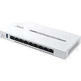 ASUS ExpertWiFi EBG19P Gigabit PoE+ VPN Wired Router, 8 PoE+ Ports, 123W, Up to 3 WAN ethernet Ports + 1 USB WAN, Perfect for