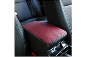 Car Armrest Storage Box Mat, Fiber Leather Car Center Console Cover, Car Armrest Seat Box Cover Accessories Interior Protecti