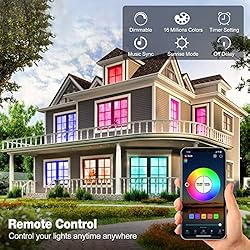 Smart Light Bulb with Remote, A19 9W