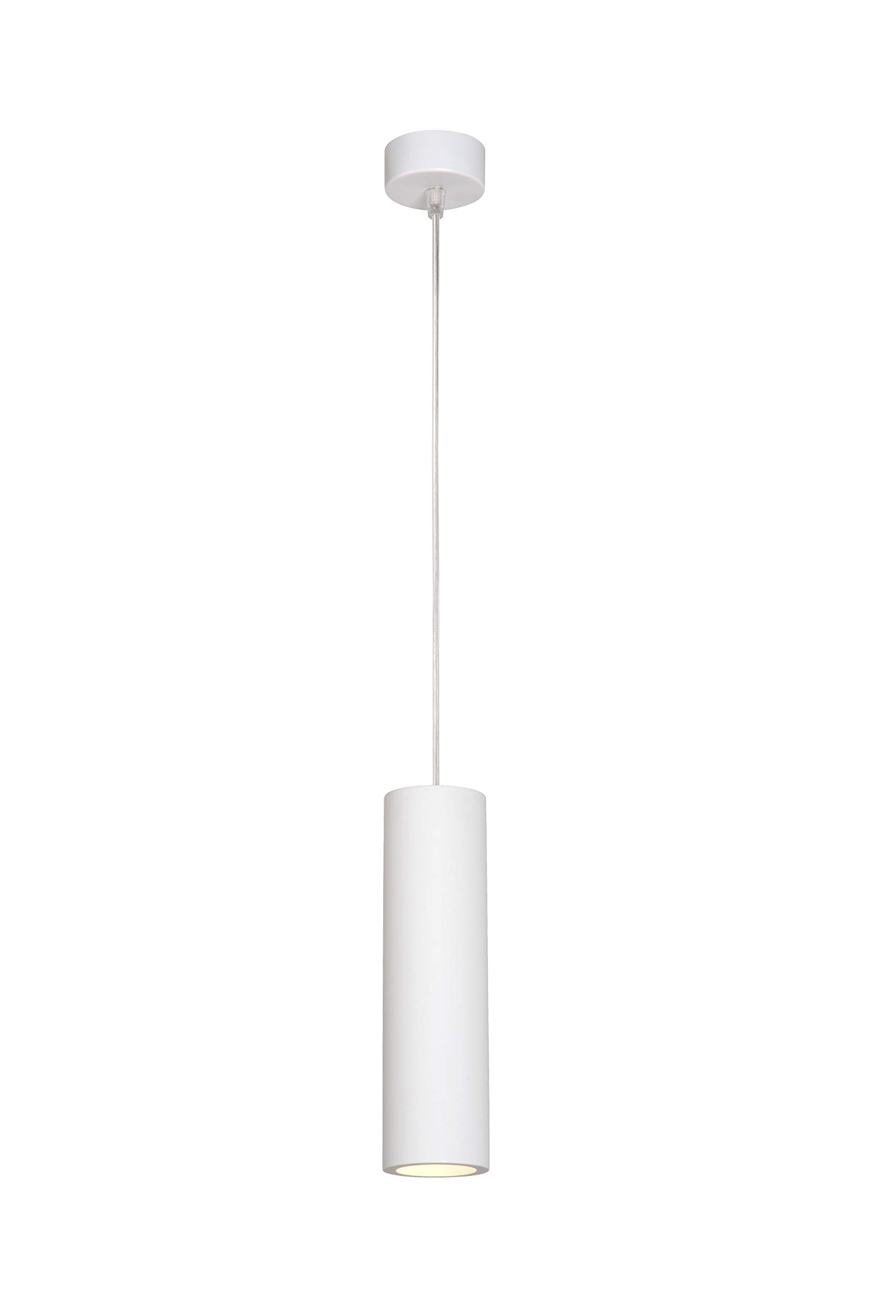 LUCIDE Gipsy - Pendant Light - Ø 7 cm - 1xGU10 - White