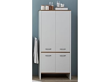 Badezimmerschrank Badschrank Beistellschrank Badmobel Schmaler Standschrank De
