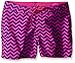 Kanu Surf Girls' Sassy UPF 50+ Quick Dry Beach Coverup Boardshort, Alexa Purple Chevron, Large (6)