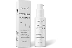 DAMUSI Hair Texture Powder Spray - Lightweight Volumizing and Texturizing Powder for Men & Women, Matte Finish Natural Look Mattifying Hair Volume Styling powder All-Day Hold