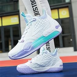 Angugu Boys Basketball Shoes High Top Fashion