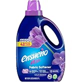 Ensue&ntilde;o Max Liquid Fabric Softener - 125 fl oz | Violet Bouquet - Color-Safe - Long-Lasting Freshener - Wrinkle Eliminating Formula