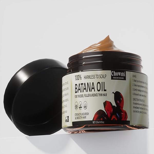 CHOWMI PURE RAW BATANA OIL FOR HAIR GROWTH – UNREFINED DR. SEBI FORMULA FROM HONDURAS – PROMOTES HAIR THICKNESS FOR MEN & WOMEN