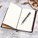 Leather Writing Journal Notebook Refillable, Handmade Travelers Notebook for Men & Women, Perfect for Writing, Gifts, Travelers, Standard Size 8.5