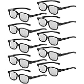 Cocar Real 3D Glasses, Circular Polarized Non-Flashing Passive 3D Glasses For Real Format Cinema/Passive Polarized 3D TV Projector - 3D-eyewear That Supports 3D TV And Cinema (10pcs)