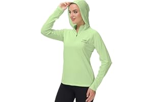 BASSDASH Women’s UPF 50+ Performance Hoodie Long Sleeve UV Fishing Hiking Shirt