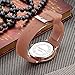 Bosymart Women's Silicone Strap Printed Floral Fashion Casual Quartz Wrist Watch