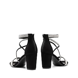 DREAM PAIRS Women's Chunk Low Heel Pump