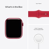 Apple Watch Series 7 GPS 45MM (PRODUCT)RED Sport Band Renewed view 5