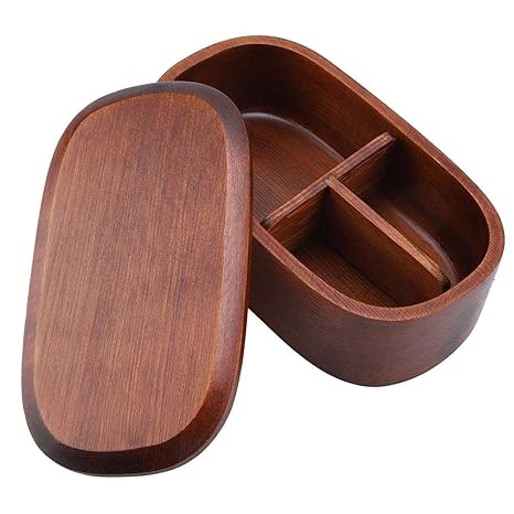 Japanese Style Wooden Lunch Box Environmental Wooden Sushi Bento_Box