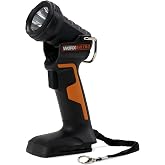 WORX Nitro 20V LED Work Light PowerShare, 160/350 Lumens Portable Light, LED Flashlight with Flexible Pivoting Head WX025L.9 &ndash; Tool Only