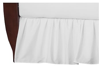 crib skirt white