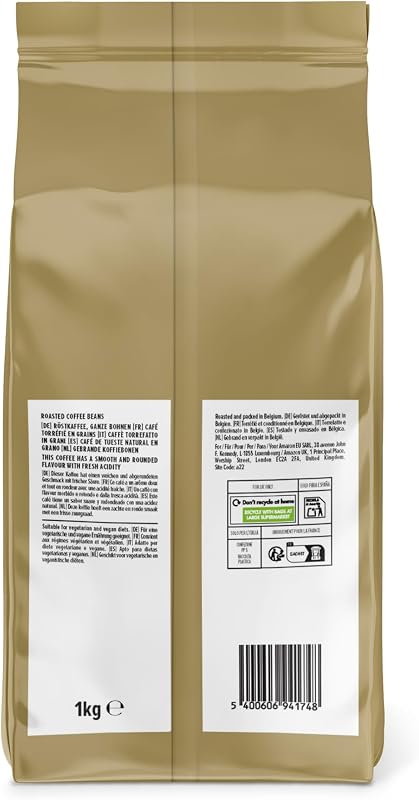 House Blend Kaffeebohnen, Mittelgeröstet, 1 kg, Rainforest Alliance Zertifiziert